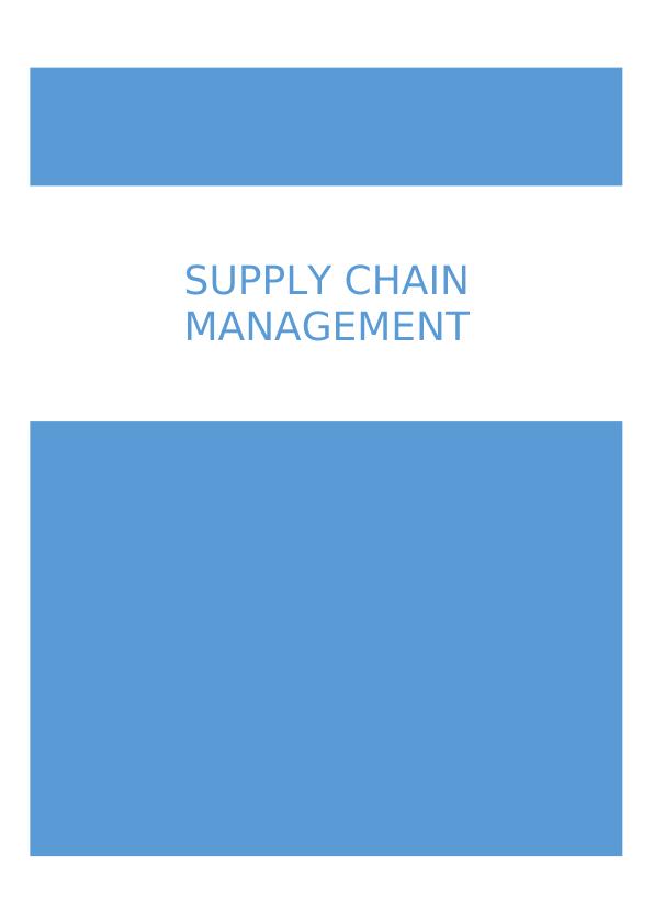 Supply Chain Management | Tesla | Essay_1