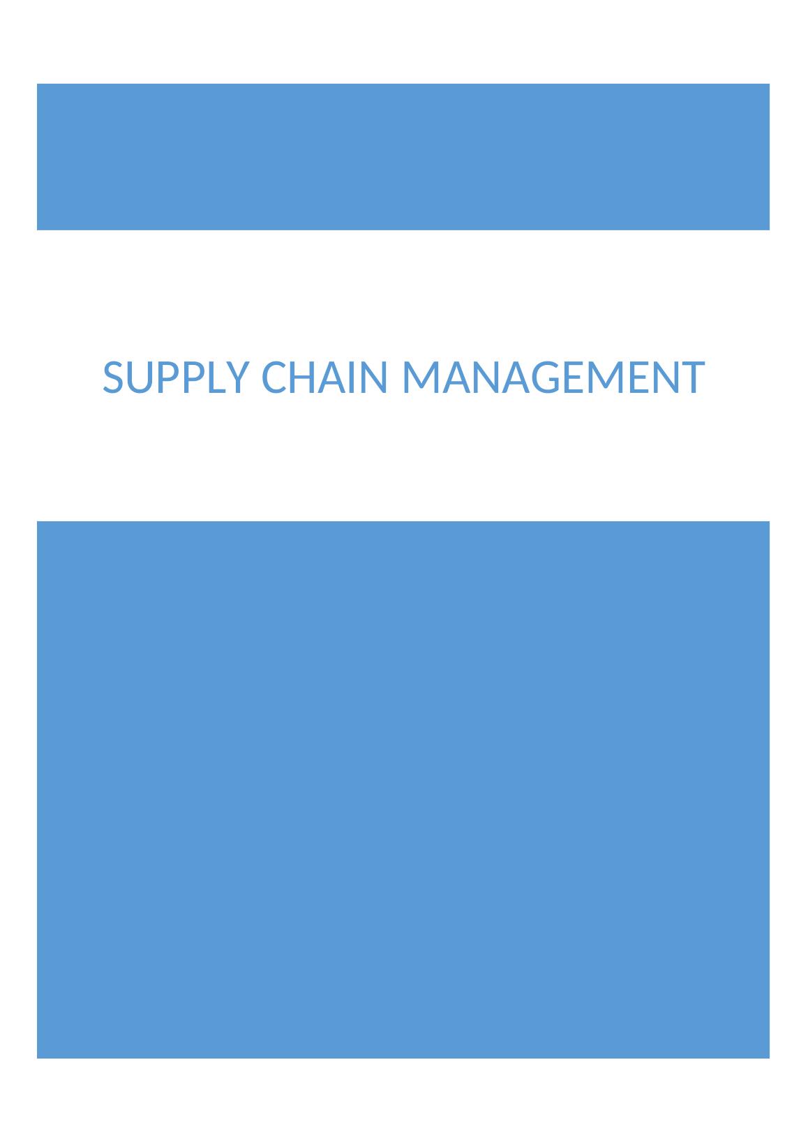 Supply Chain Management | Tesla | Essay