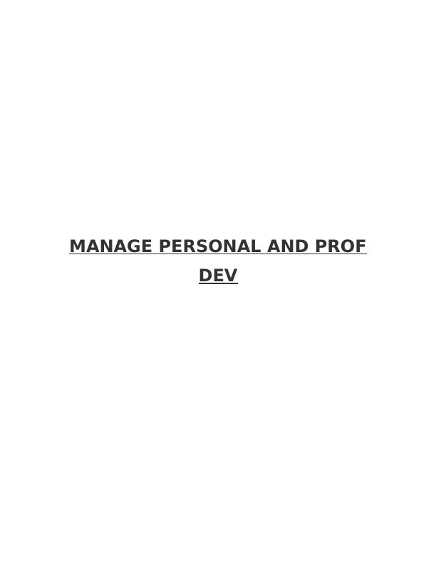 Managing Personal and Professinal Developing Skills_1