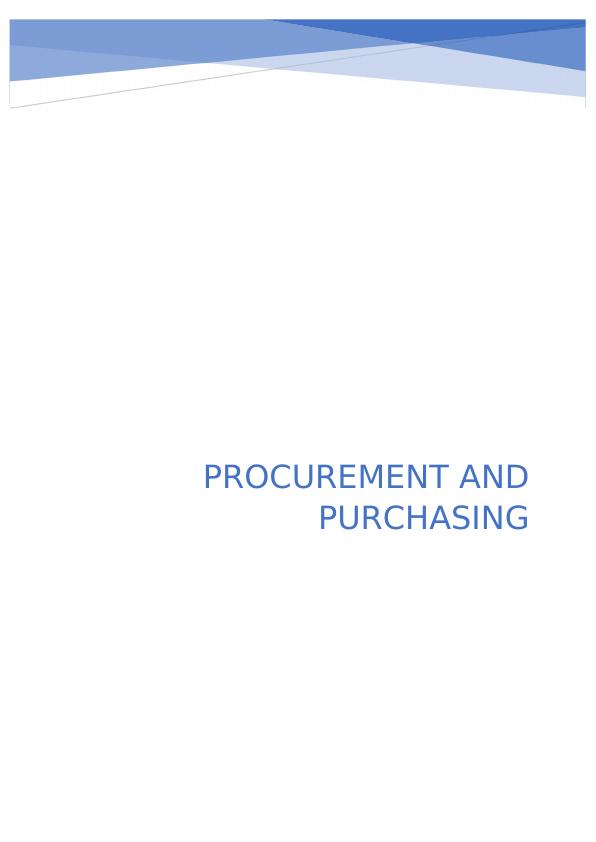 Procurement and Purchasing_1
