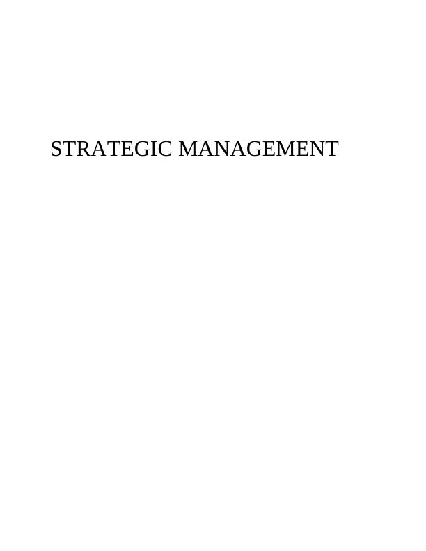 Strategic Management of Godiva UK : Report_1