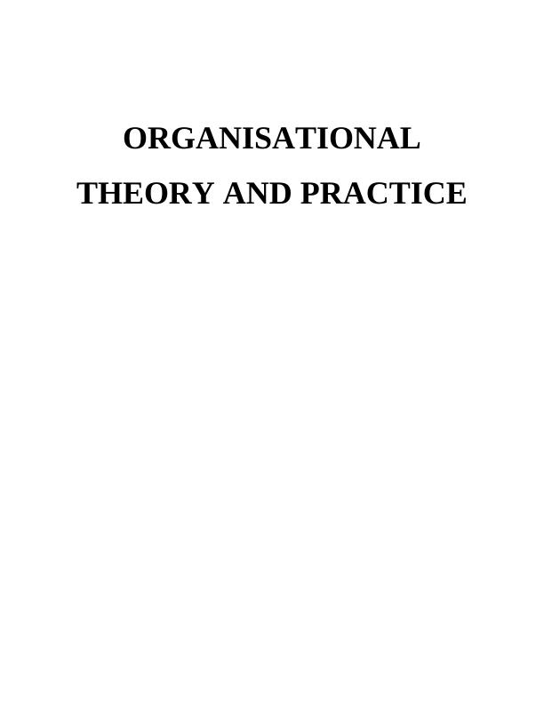 Organisational Theory and Practice at British American Tobacco_1