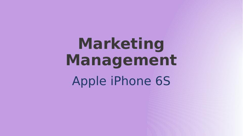 Marketing  Management   Assignment 2022_1