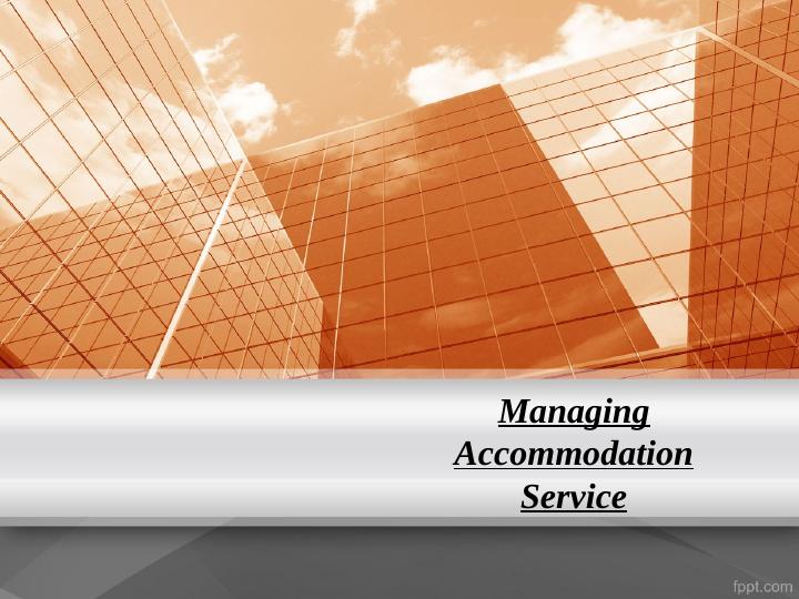 Managing Accommodation Service_1