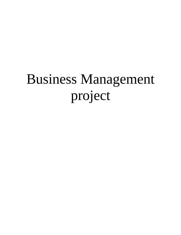 Business Management Project : PDF_1