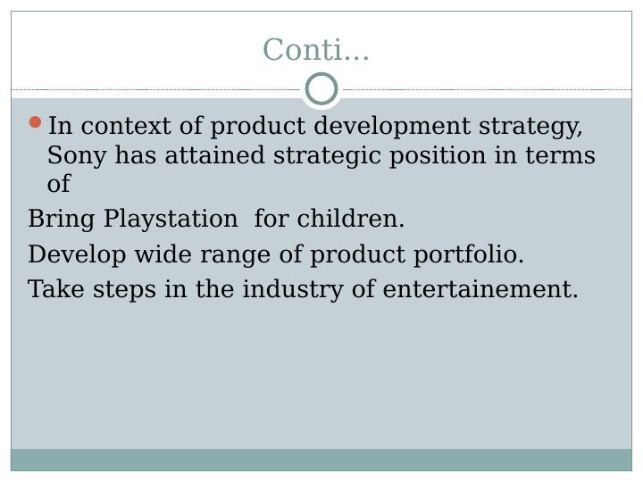 Evaluation of Strategic Position of Sony_4