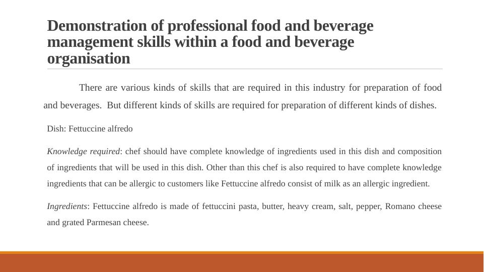 Demonstration of Professional Food and Beverage Management Skills_2