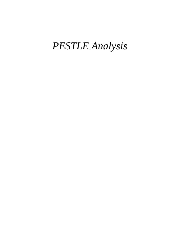 PESTLE Analysis_1