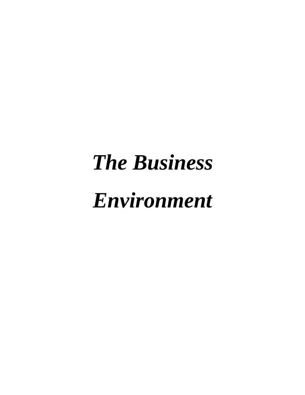 The Business Environment : Shell_1