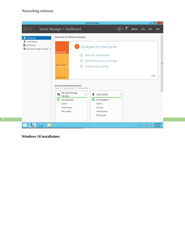 Networking Solutions | Windows Server 2012 Installation_6