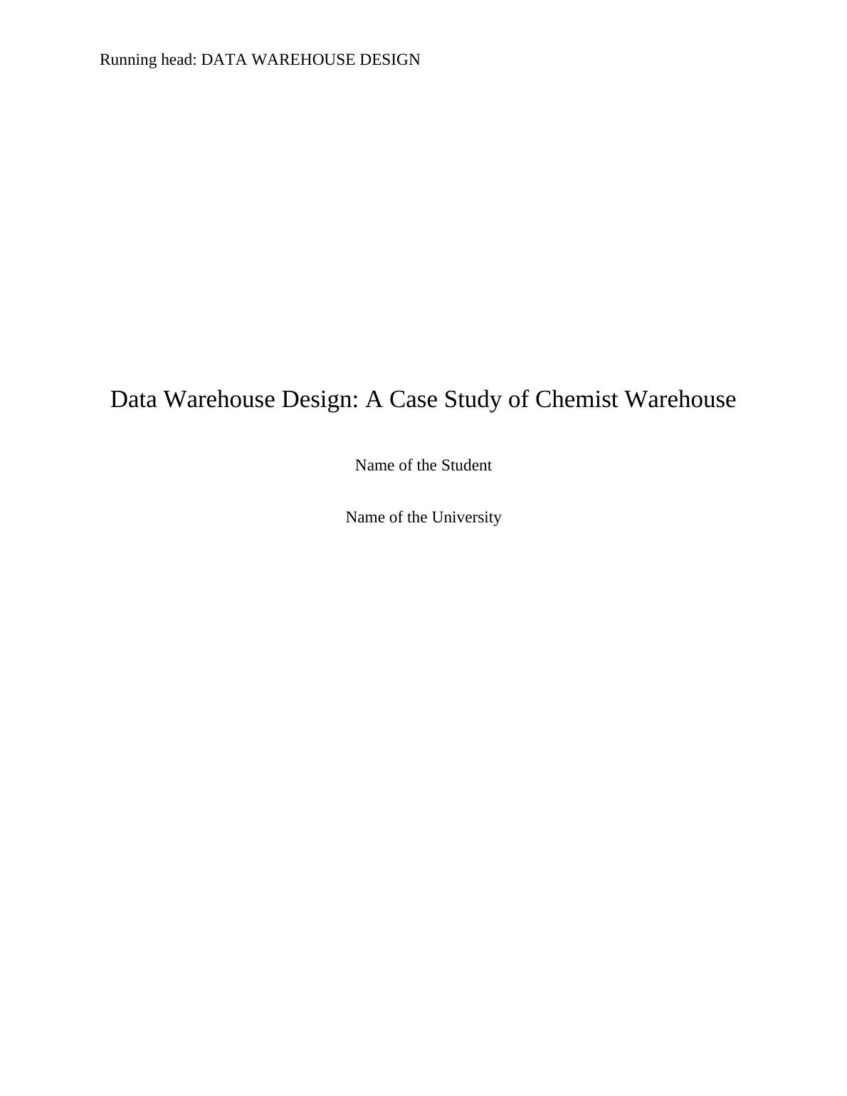 chemist warehouse case study