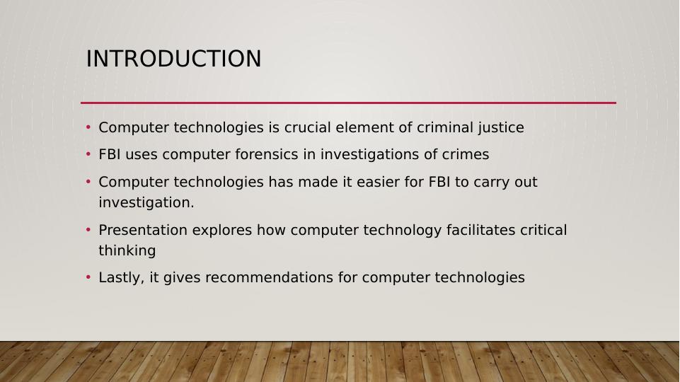 How computer facilitates critical thinking in criminal justic._2