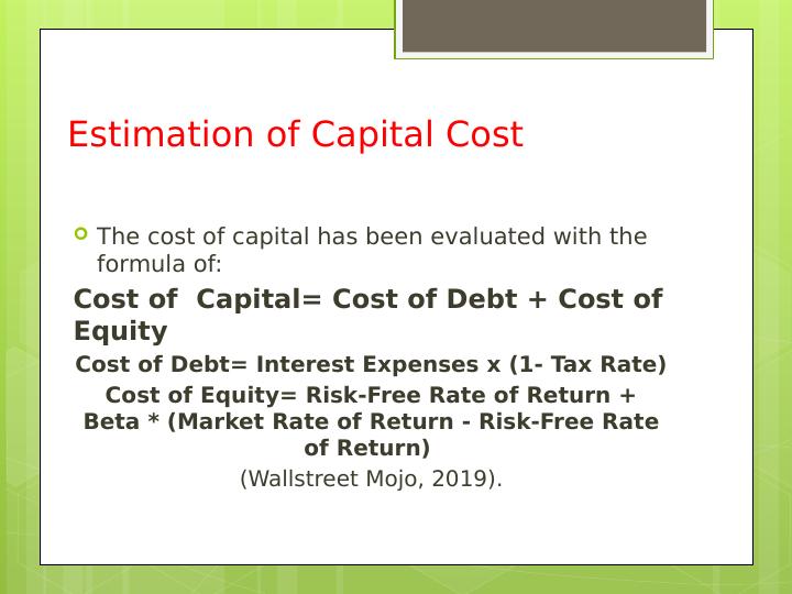 Cost of Equity                      Formula_3