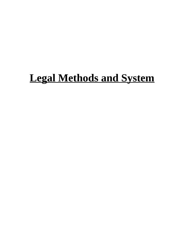 Legal Methods and System Assignment (Doc)_1