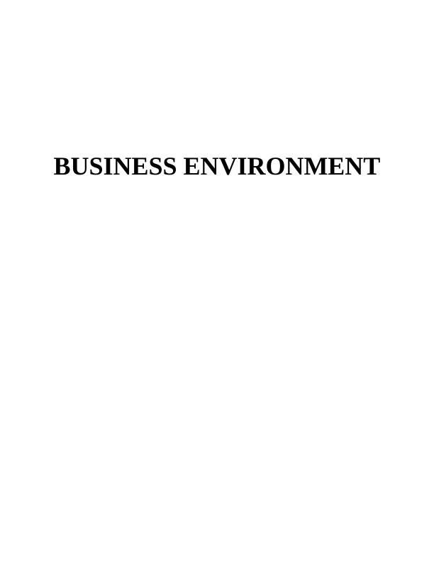 The meaning and importance of business environment_1