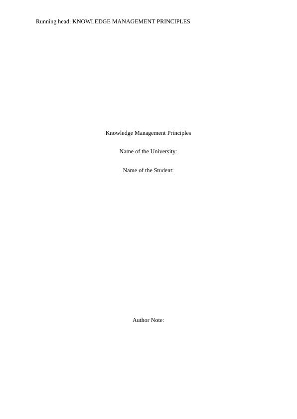 Knowledge Management Principles PDF_1