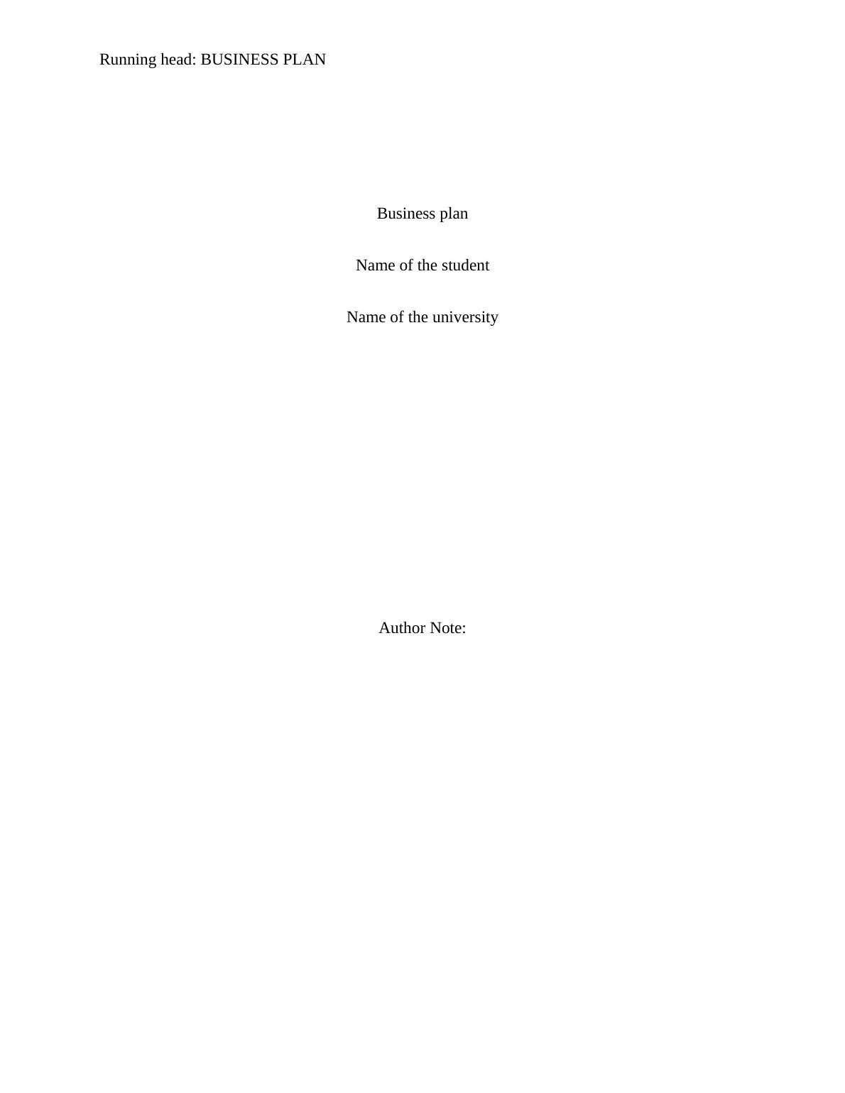 Blue Simple Layout Annual Report Business Plan Ppt