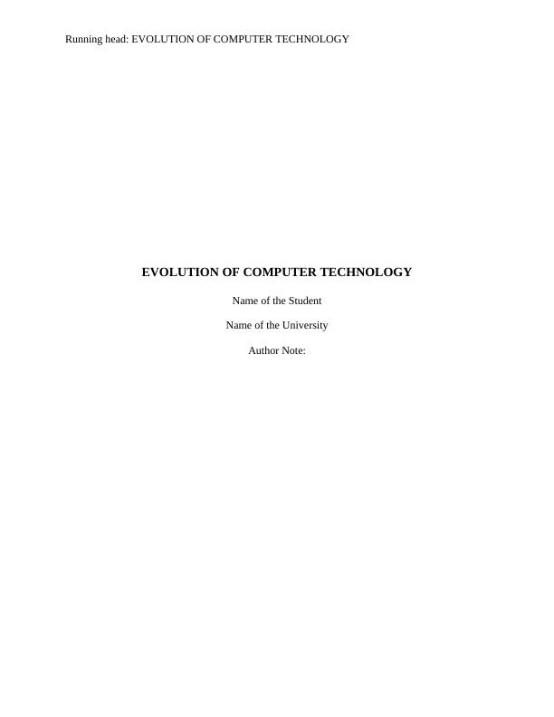 Evolution of Computer Technology_1