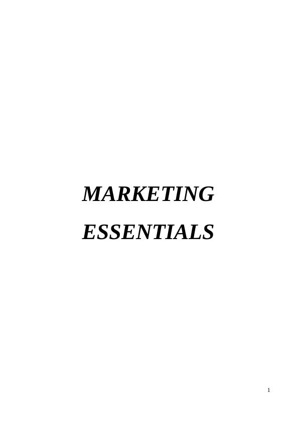 Marketing Objectives and Goals of EE limited | Report_1