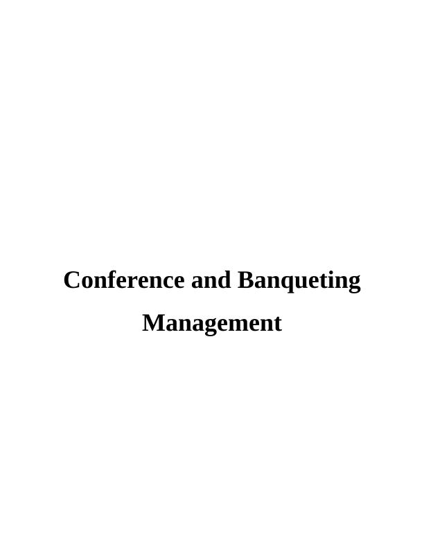 Introduction to Conference and Banqueting Management_1