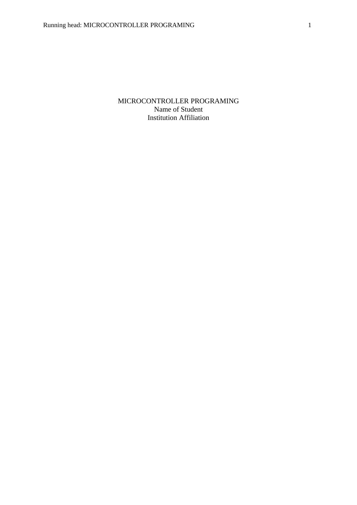 Microcontroller Programming - PDF_1