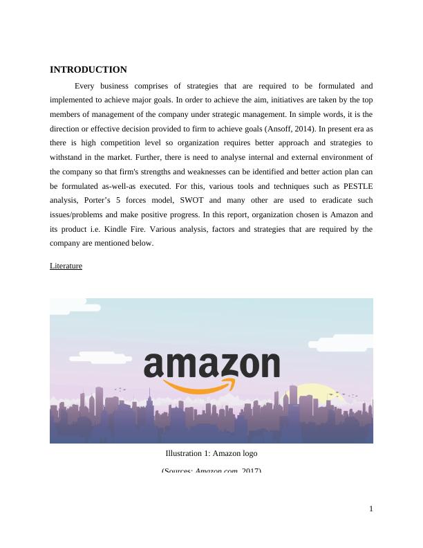 Strategic Management Assignment: Amazon_3