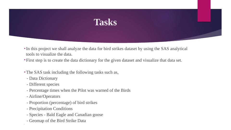 Analyzing Bird Strike Data using SAS_4