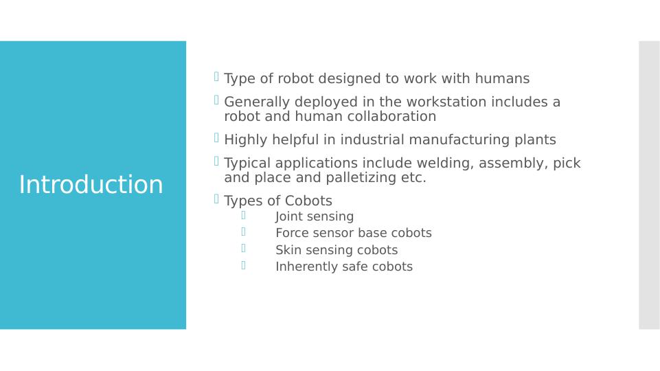 Model Based System Engineering of a Smart Collaborative Robot With Vision, Voice and Iot Capabilities | PPT_3