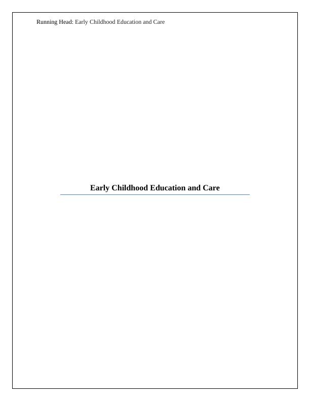 early-childhood-education-and-care-study
