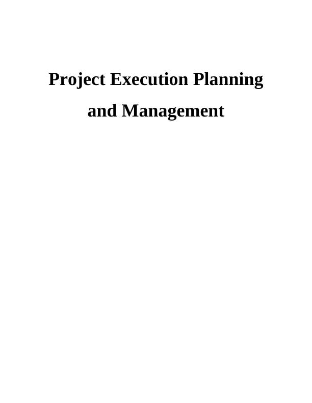 assignment on planning in management