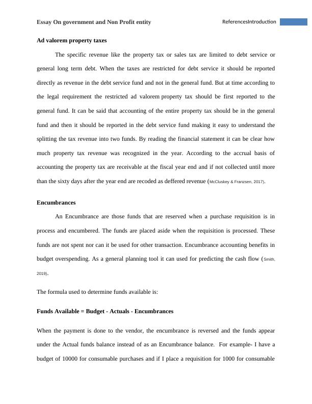 Essay On Government and Non Profit Entity_3