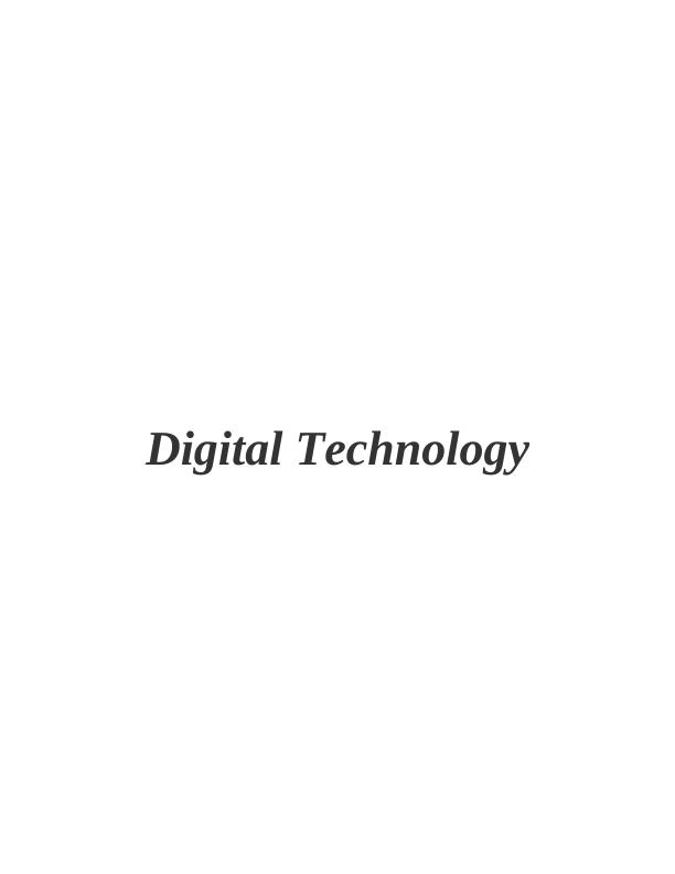 Impact of Digital Technology on Individuals and Organizations_1