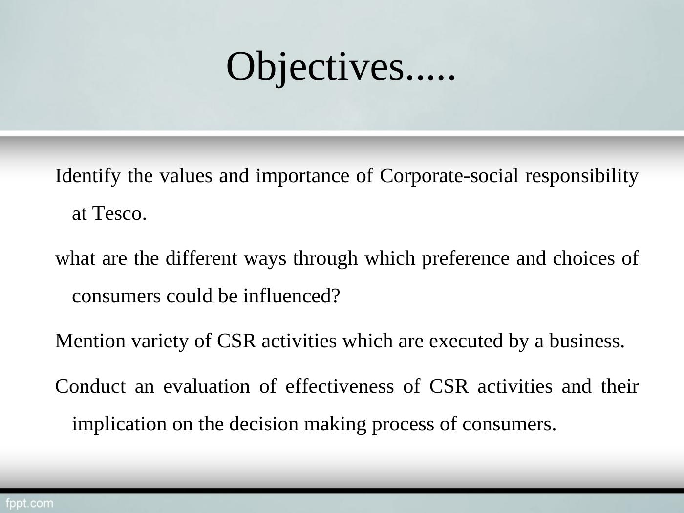 tesco corporate social responsibility essay