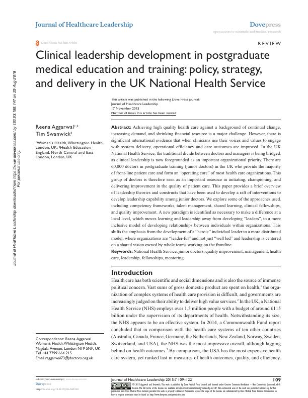 Clinical Leadership Development in Postgraduate Medical Education and Training_1