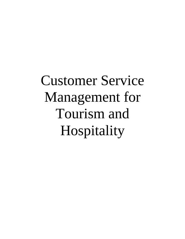 Customer Service Management for Tourism and Hospitality_1