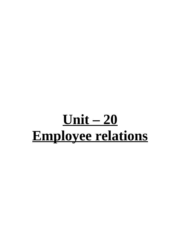 Importance of Employee Relations in an Organisation_1