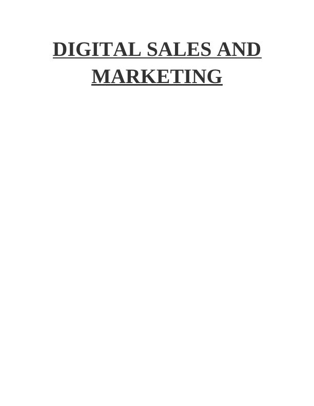 Digital Sales and Marketing in the Tourism Industry_1