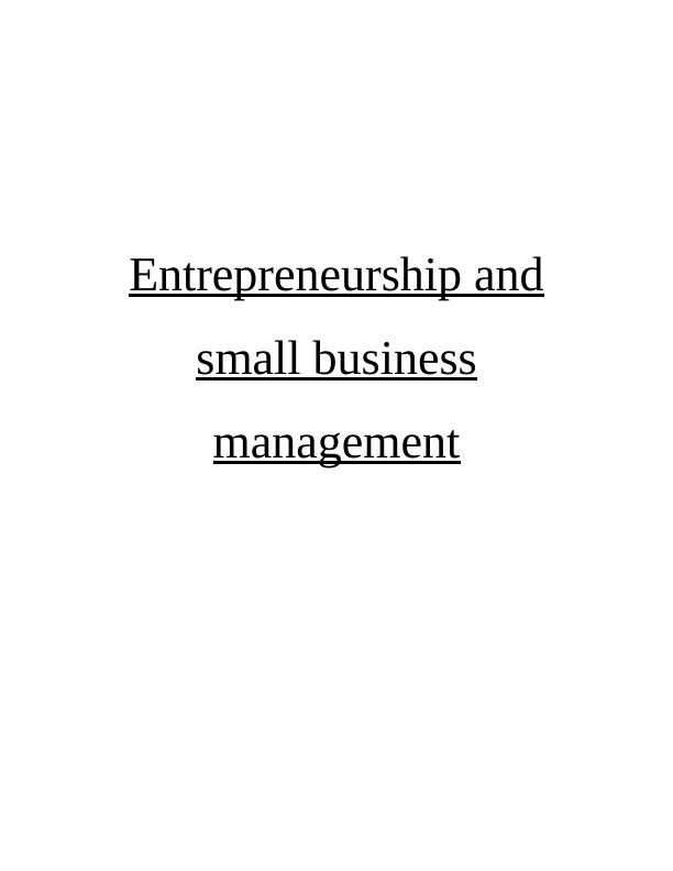 Entrepreneurship and Small Business Management - Virgin Group_1