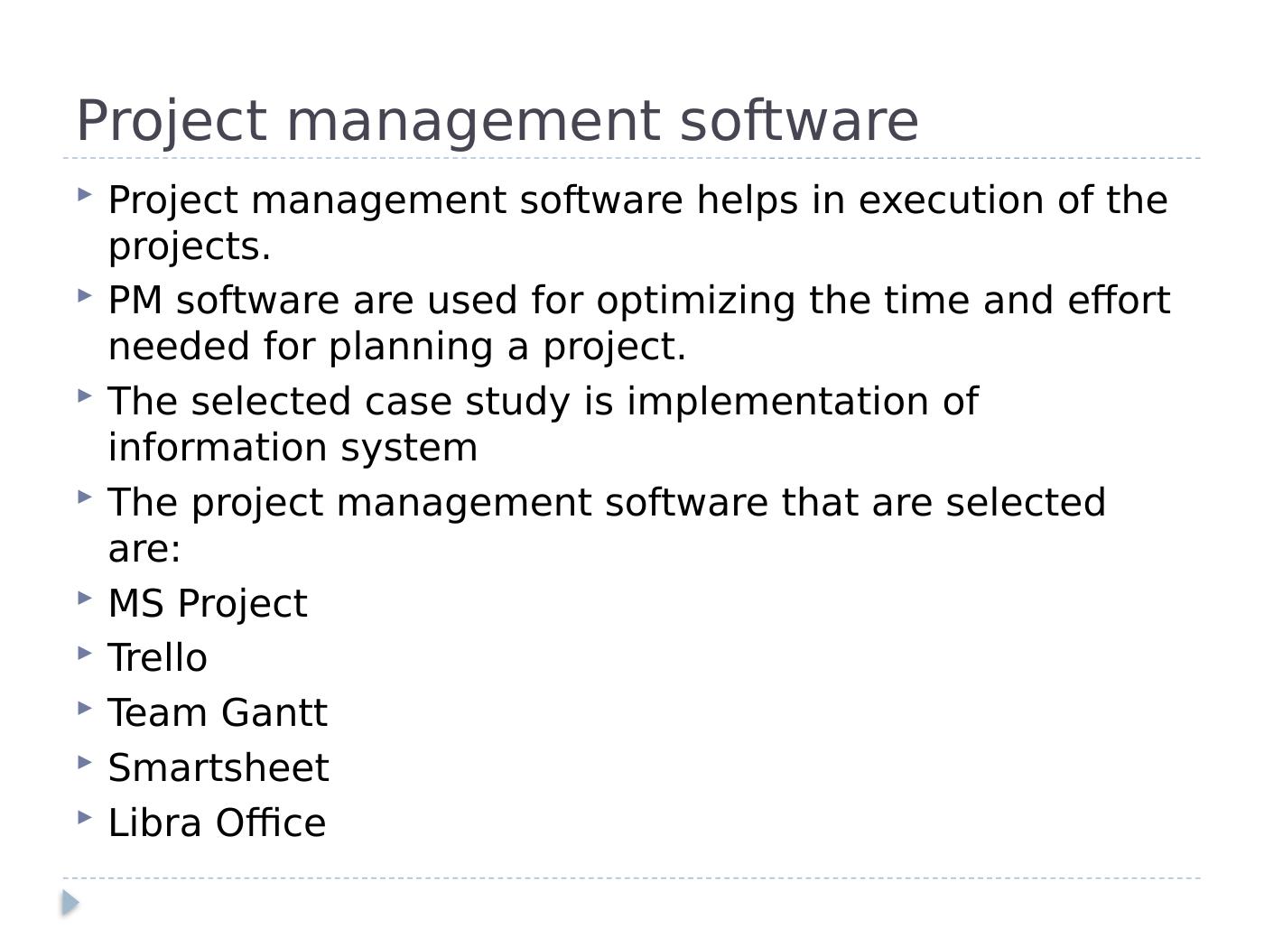 Execution Software analysis Project management_3
