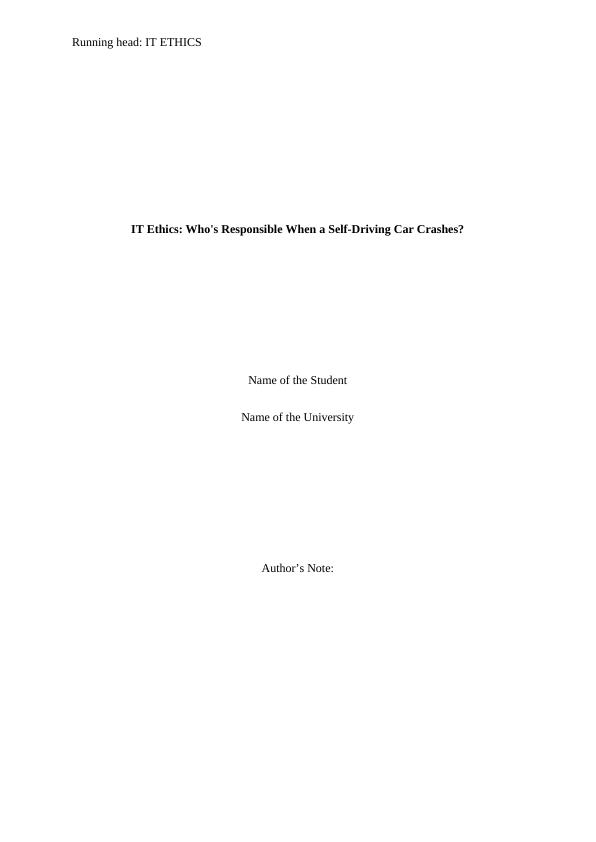 (PDF) The ethics of crashes with self-driving cars_1