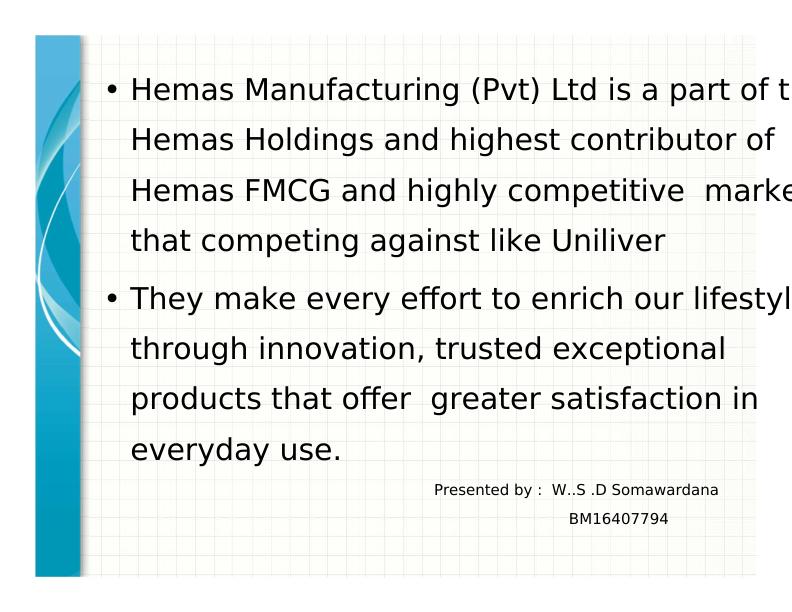 Human Capital Development Practices of Hemas Manufacturing Assignment_4