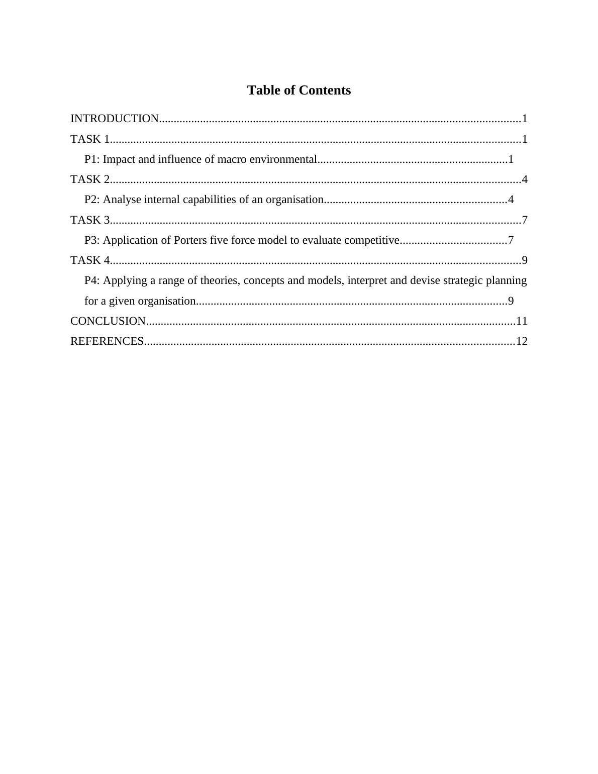 Business Strategy - BT Assignment