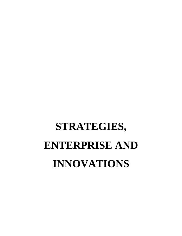 Strategies, Enterprise and Innovations_1