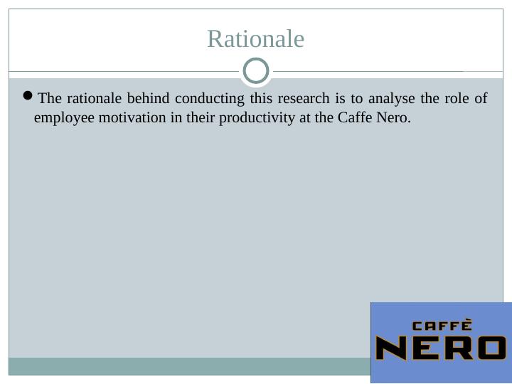 Importance of Motivation on Work Productivity of Employees in Caffe Nero_2