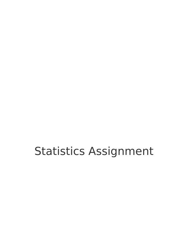 Statistics Assignment: Probability_1