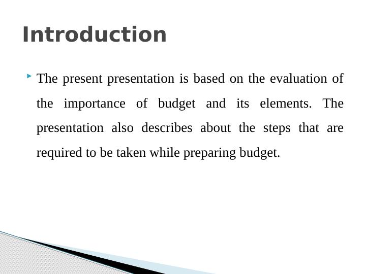 Importance of Budget and its Elements_2