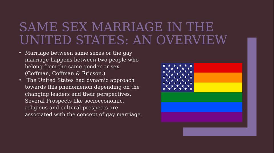 Same sex marriage in the united states | Assesment_2