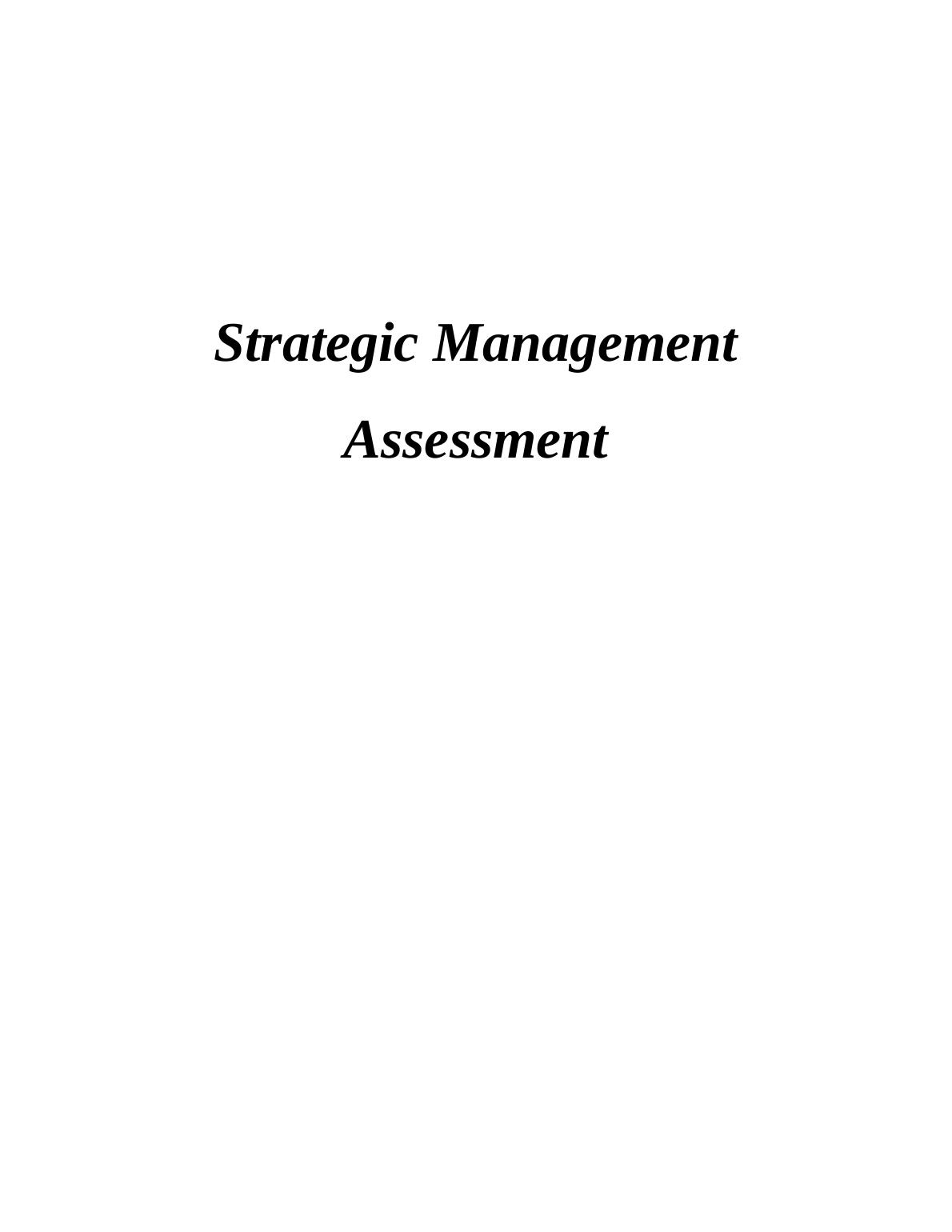 Strategic management analysis - Microsoft Corporation_1