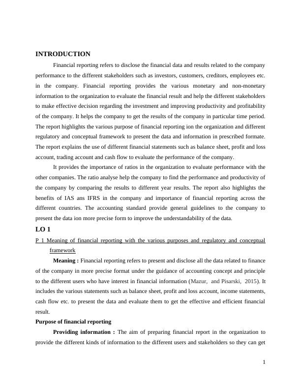 (PDF) International Financial Reporting Standards : Assignment_3