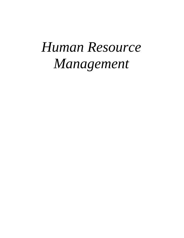 ASDA Human Resource Management_1